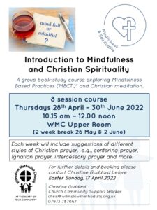 Mindfulness & Christian Spirituality @ Wilmslow Methodist Church
